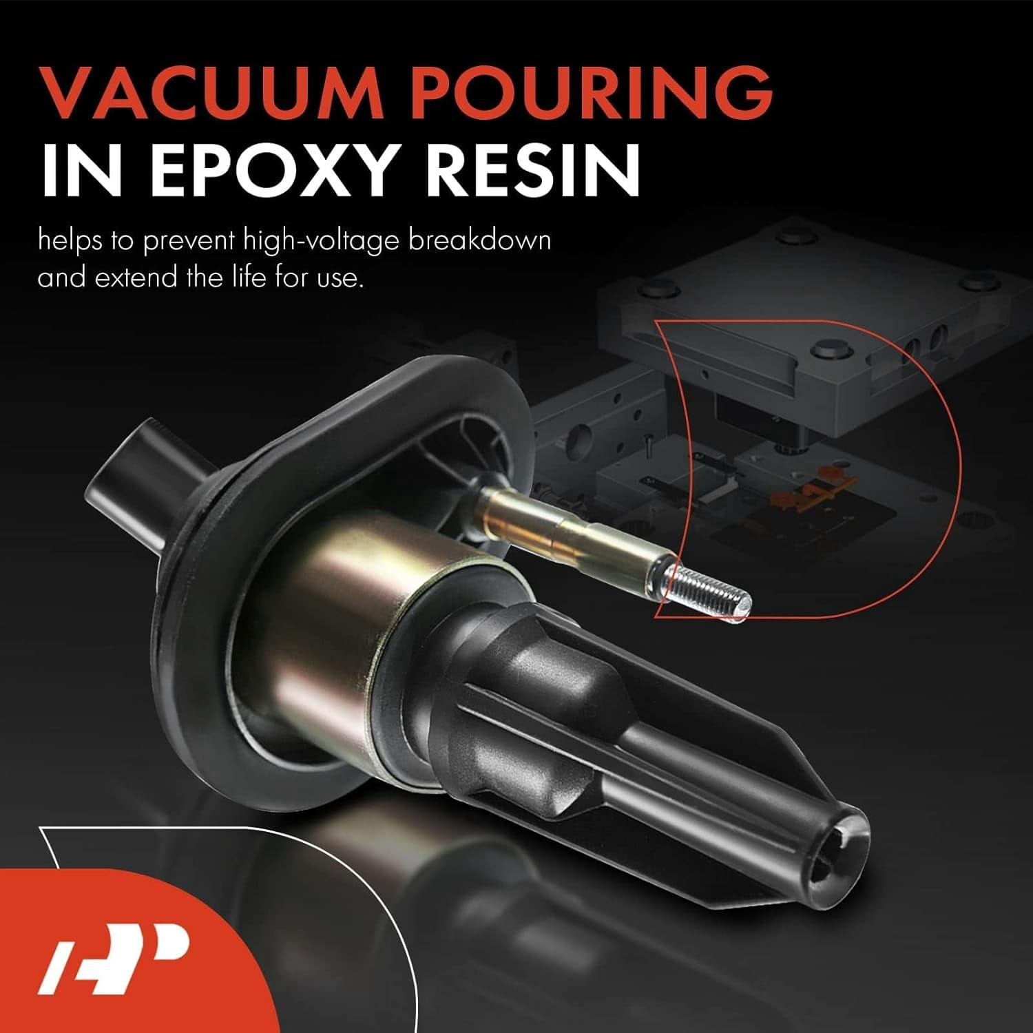 A-Premium Ignition Coils Pack Replacement for Chevrolet Trailblazer GMC Envoy 2002-2005 Buick Rainier Isuzu Ascender Oldsmobile Bravada 9-7x 6-PC Set