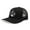 All Black, variant on Texas TEX Snapback Trucker Hat for Men and Women by International Tie (Grey Flatbill)