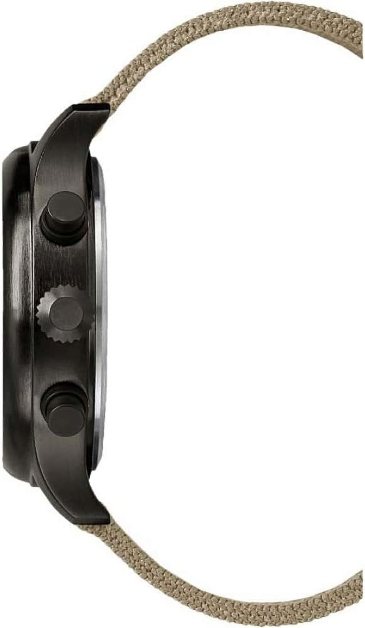 timex men's tw4b10200 expedition field chronograph tan/black nylon