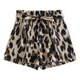 thumbnail image 2 of High Waisted Shorts Clearance Women Leopard Print Loose Hot Pants Lady Summer Beach Shorts Pants, 2 of 4