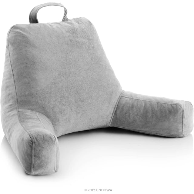 Almohada de lectura Body Positioner Linenspa con espuma triturada