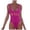 Hot Pink-#003, variant on Bride One Piece Swimsuits Letter Print High Cut Backless Bridal Beach Bathing Bachelorette Party Favors Sexy Monokini,Hot Pink S