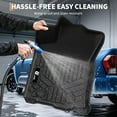thumbnail image 3 of 3D Floor Mats for Toyota Tacoma 2018-2023, Custom Fit All Weather TPE Car Mats Liner Black, 2-Row Seat Floor Mats for Trucks Accessories, 3 of 6