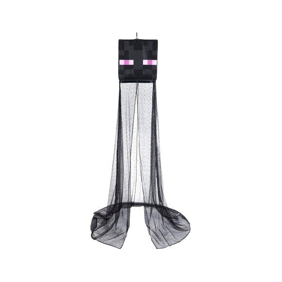Cortinas con dosel para cama, diseño Minecraft Enderman, decoración para dormitorio infantil