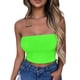thumbnail image 3 of Puntoco Mujer Color Sólido Verano Moda Casual Top Tube Top Blusa Sin Tirantes Puntoco Puntoco-7589, 3 of 6