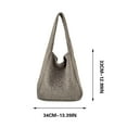 thumbnail image 4 of InsCrazy Crossbody Bags for Women Lazy Woolen Shoulder Bag New Versatile Armpit Casual Tote Bag Commuting Large Capacity Crossbody Bag for Travel Outdoor Sports, 4 of 7