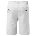 thumbnail image 4 of DDAPJ pyju Men's Golf Shorts Lightweight Quick Dry Casual Work Shorts Summer Travel Short Pants with Pockets White L, 4 of 6