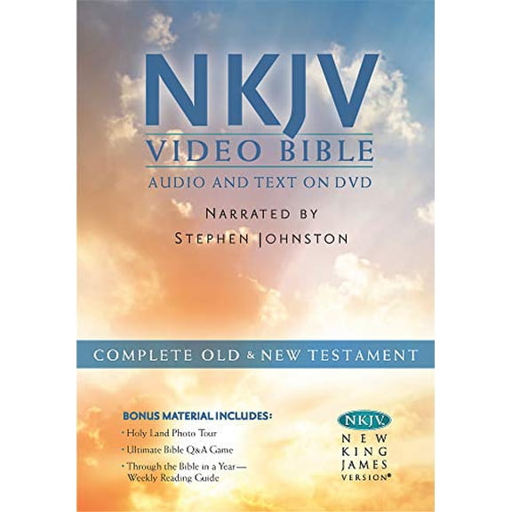 Pre-Owned NKJV Video Bible: Audio and Text on DVD, 9781598567113, 159856711X, Paperback, DVD edition