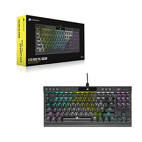 CORSAIR K70 RGB TKL – Champion Series Tenkeyless Mechanical Gaming Keyboard