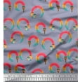 thumbnail image 1 of Soimoi polyester Crepe Fabric Swirls & Floral Artistic Printed Fabric 1 Yard 42 Inch Wide, 1 of 3