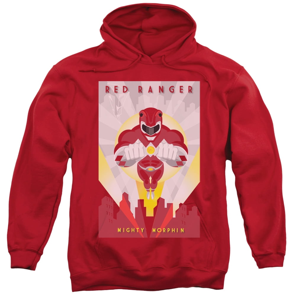 Red power ranger hoodie Outlet