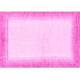 thumbnail image 1 of Ahgly Company Indoor Rectangle Solid Pink Modern Area Rugs, 3' x 5', 1 of 4
