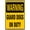 Warning Sign 6, variant on Guards Dogs On Duty Sign - 8"x12" Vintage Metal Warning Sign, Pet Security Decor for Home Farm Bar Coffee Shop Club Residential Yard