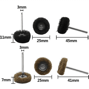 135-Piece Abrasive Wheel Set - 1 Inch Hook & Loop Sanding Discs For Polishing & Buffing