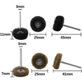 Abrasive Buffing Wheels, Buffing Polishing Wheel Set 80/150/240/300 ...