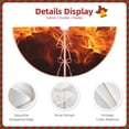 thumbnail image 3 of Sikiie Fiery Orange Flames Energy Christmas Tree Skirt, Christmas Tree Decorations, Christmas Decor, Tree Mat Decoration(30-48IN)-36", 3 of 6