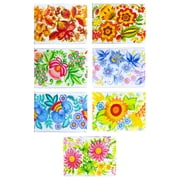 7 Garden Blooms Tulips & Wildflowers Ukrainian Easter Egg Decorating Wraps Heat Shrink Sleeves