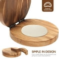 thumbnail image 3 of Wooden Tortilla Presser Pizza Dough Pastry Press Tool Wood Dough Dumpling Wrapper Maker Press, 3 of 6