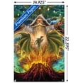 thumbnail image 3 of Myles Pinkney - Dragon Mountain Wall Poster with Pushpins, 14.725" x 22.375", 3 of 3