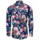 thumbnail image 1 of Camisa hawaiana de manga larga, camisa floral, camisas de moda para hombres, blusa de playa, blusas de flores, ropa para hombres, camisas con cuello vuelto, 1 of 6