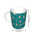 thumbnail image 2 of Yiaed Giraffes Doing Various Yoga Print Ceramics Coffee,Large Handle Design,Extra Large Tea and Coffee Cup for Office and Home Mugs, 2 of 6
