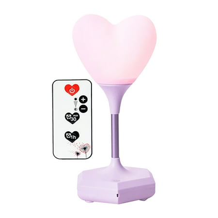 

Ycolew Cleareance Night Lights Led Lights Valentine s Day Remote Control Love Nightlight USB Charging Silicone Gift