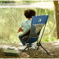 thumbnail image 5 of GCI Outdoor ComPack Rocker Compact Foldable Rocking Camp Chair, Heathered Royal, 5 of 8
