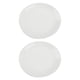 thumbnail image 4 of EeaseMX Bandeja redonda de cerámica blanca profesional para platos, 2 unidades, con tapa para quemador eléctrico de aceite y aromaterapia, difusor de fragancia (9,6 cm), 4 of 7