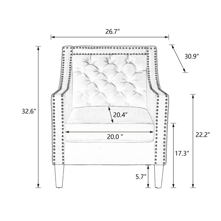 Standard 2025 armchair size