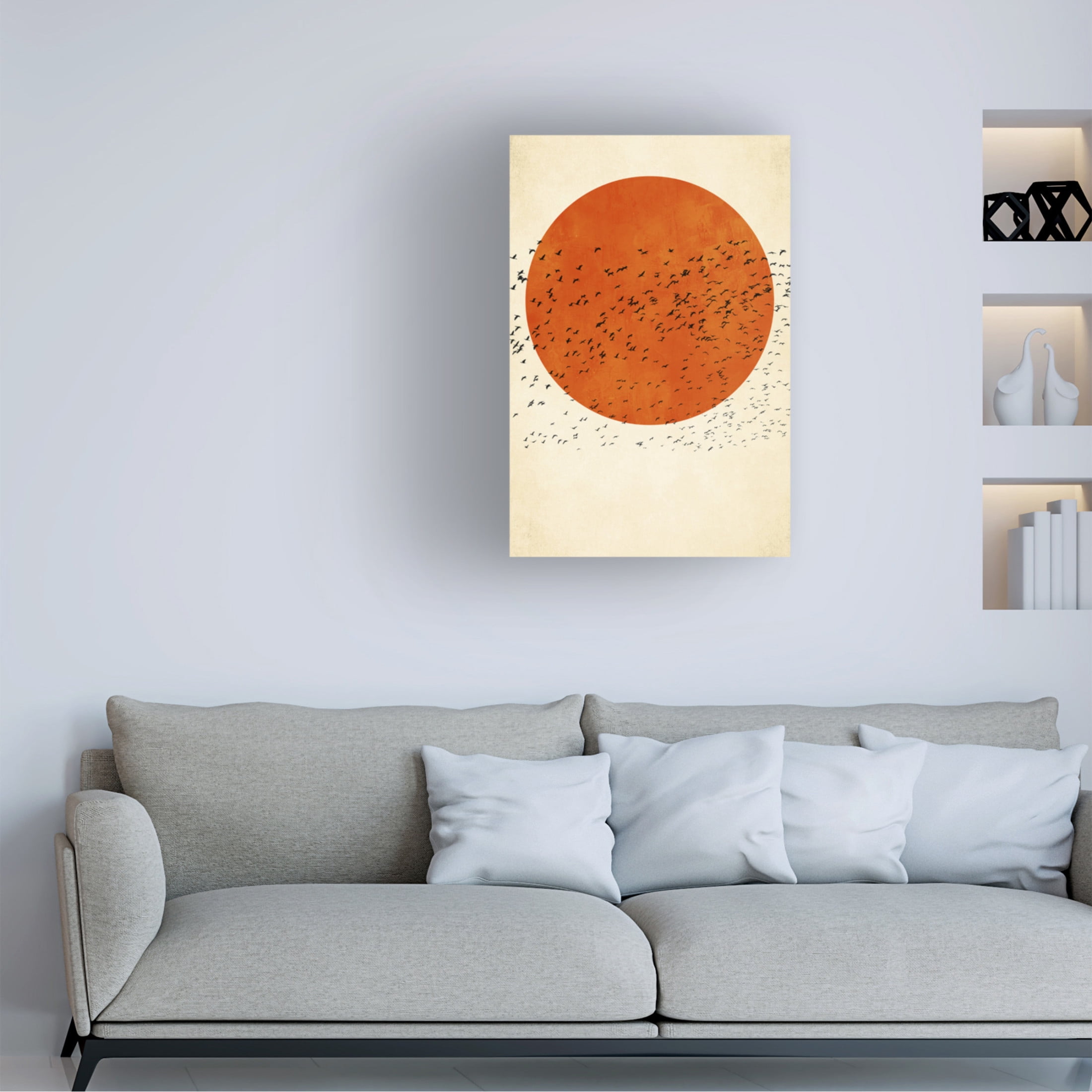 Trademark Fine Art Kubistika   Birds In the Sun Canvas Wall Art