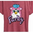thumbnail image 3 of Furby - Furby With Logo - Women's Short Sleeve Graphic T-Shirt, 3 of 5