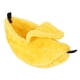 thumbnail image 4 of Casa nido para mascotas pequeña y cálida con forma de plátano de felpa para cama hamaca para hámster (amarillo), 4 of 9