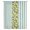 Teal, variant on Blue Stripes Lemon Sheer Curtains 72 Inches Long, Spring Fruit Flowers Leaves Line Light Filering Curtains, Breathable Simi Curtain Privacy Drapes for Living Room Bedroom Lightweight Window Treatment