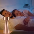 thumbnail image 4 of Portable Metal LED Table Lamp with Touch Sensor, Stepless Dimmable Bedside Lamp, Rechargeable Battery, Night Light for Kids Nursery, 4 of 8