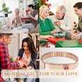 thumbnail image 3 of Wollet Rose Gold Stainless Steel Medical Alert Bracelet for Women, Elastic ID Bangle Personalized, 6.88 inches(17.5cm) Width:8MM, Engraved Gold, 3 of 6