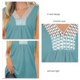 thumbnail image 4 of Chalecos sin mangas de verano,Chalecos de verano para mujer, camiseta sin mangas de verano de ganchillo para mujer, camisa con cuello en V para mujer, integración sin costuras, 4 of 5