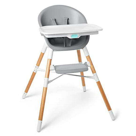 Skip Hop 4 in 1 Convertible High Chair, EON, White