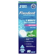 Fixodent Plus Scope Daily Denture Cleaner Tablets, 60 ct