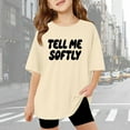thumbnail image 2 of gcong Toddler Tshirts Girls 5t Short-Sleeve T-Shirt Round Neck, Tees for Teen Girls 14-16 Girls Clothes, 2 of 4