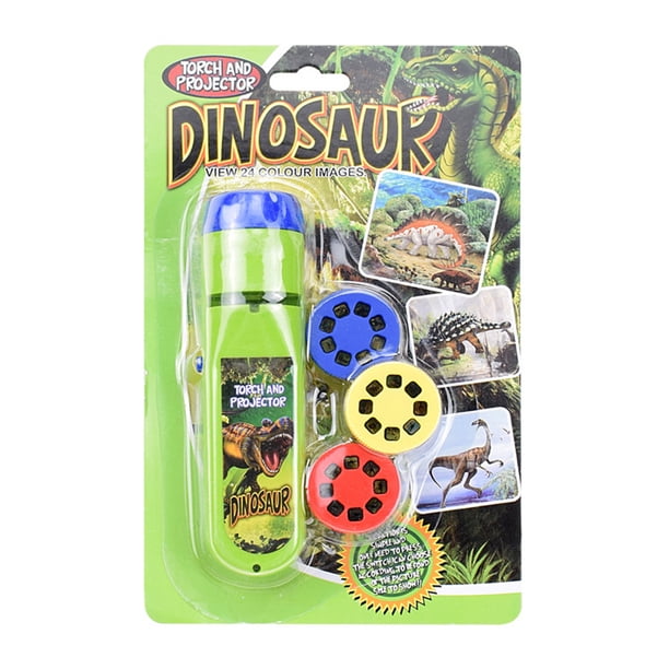 Lámpara Proyector 3 Diapositivas Proyección Linterna Lindo (dinosaurio)
