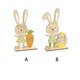 thumbnail image 5 of Bewildely Adornos de conejo de Pascua, decoraciones de para fiestas en casa, regalos, suministros de escritorio de conejito, accesorios de Kits de decoración para fiestas Zanahoria, 5 of 6