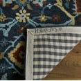thumbnail image 4 of SAFAVIEH Heritage Alphonse Floral Wool Area Rug, Navy/Multi, 6' x 6' Square, 4 of 7