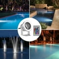 thumbnail image 2 of Underwater Light Embedded High Voltage 85-265v LED Floodlight RGB Fountain Pool Pond Aquarium Spotlight Bulb Lamp B, 2 of 6