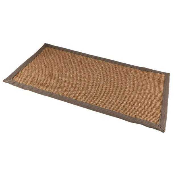 Tapete de de no casual hecho a mano para muebles - One Edge Khaki A Khaki Edge 40x120cm Zulema Corredores de Seagrass naturales