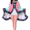 thumbnail image 1 of Sudadera con capucha de Demon Slayer de talla única, manta de franela Ultra suave, cálida y cómoda, sudadera gigante de gran tamaño, Shinobu Nezuko, 1 of 3