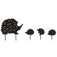 thumbnail image 1 of De Adornos De Erizo De Hierro Forjado, Decoraciones De Jardín De Erizo De Metal, Esculturas De Silueta Hueca, Estatuas De Arte De Silueta Negra Para Jardín, Patio, Decoración Al Aire Libre4 Piezas Speravity HA016796-00, 1 of 7