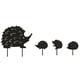 thumbnail image 1 of De Adornos De Erizo De Hierro Forjado, Decoraciones De Jardín De Erizo De Metal, Esculturas De Silueta Hueca, Estatuas De Arte De Silueta Negra Para Jardín, Patio, Decoración Al Aire Libre4 Piezas Monstrate HA016796-00, 1 of 7