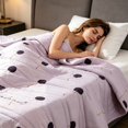thumbnail image 4 of Yardvibe Cooling Comforter Twin Size, Cherry Print Breathable Summer Comforter for Hot Sleepers & Night Sweats, Silky Smooth Cooling Blanket, Pink (E), 4 of 8