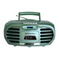 Studebaker Retro Edge Big Sound Bluetooth Boombox with CD/Cassette