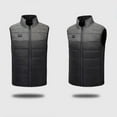 thumbnail image 2 of Gomelly Electric Waistcoat for Men Heated Vest Sleeveless Tank Winter Warm Jacket Coat  Black 4XL, 2 of 9